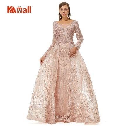 pink gown